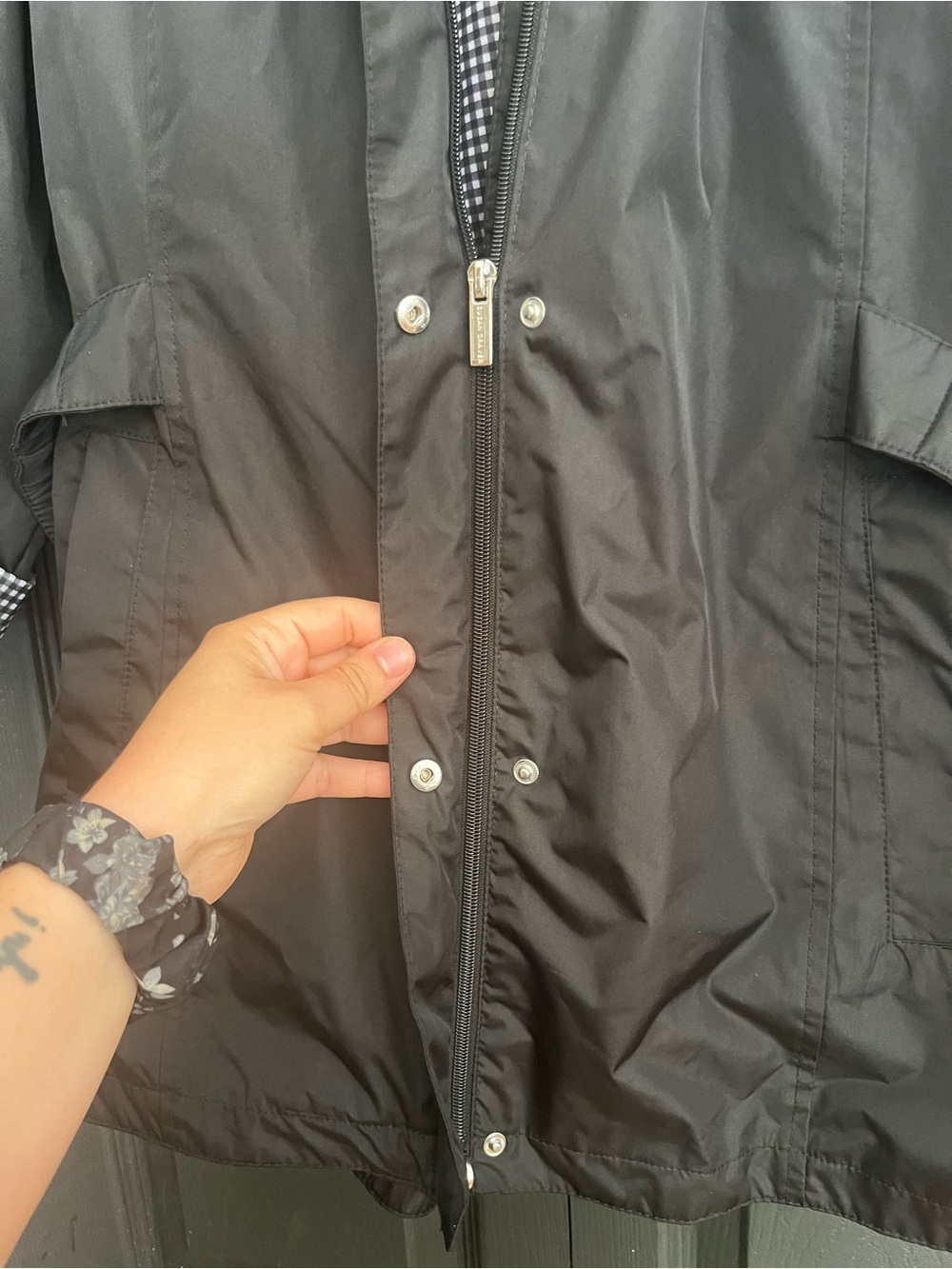 Susan Graver Waterproof Raincoat - Picture 5 of 6